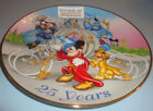 Walt Disney World 75 Years With Mickey Mouse Collector Plate New In Box