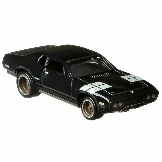Hot Wheels Fast & Furious 71 Plymouth GTX 1:64 Scale Diecast Vehicle - Black