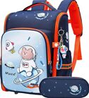 Maod Toddler Backpack for Boys Cute Kids Elementary School Backpacks Blue 