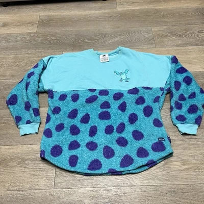 Disney Parks Monsters Inc Sulley Spirit Jersey Roar Furry Fleece RARE Medium - Image 1 of 4