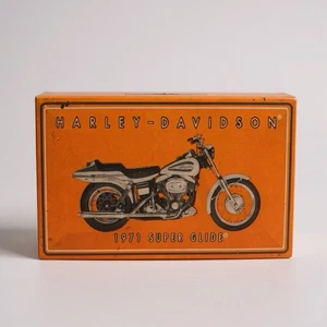 Harley Davidson 1971 Coleccionistas Vintage Super Glide Metal Caja de Lata - Imagen 1 de 5