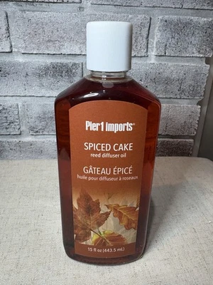 Pier 1 Imports SPICE CAKE Reed Diffuser Oil -16oz  Bottle Discontinued RARE!! - Image 1 of 4