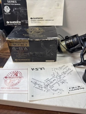 Nuevo de Lote Antiguo Shimano Beast Master GT-X Aero 4-8A Carrete Giratorio Xtra Carrete Caja Manual Raro Foto 1 de 4
