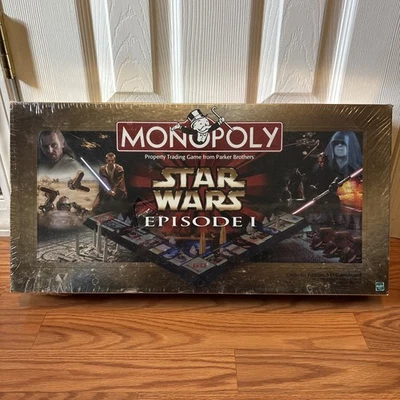 Monopoly Game Star Wars Episode 1 -  UNOPENED - 1999- 3D - Collector’s Edition - Image 1 of 4