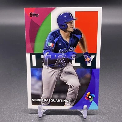 2023 Topps Vinnie Pasquantino World Baseball Classic Stars Royals Rookie #WBC-38 - Image 1 of 2