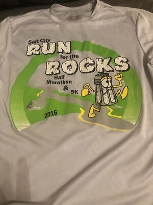 Camiseta - Run For The Rocks - Adulto Pequeña - ¡Descuento de envío! Foto 1 de 3