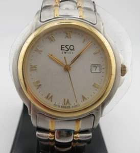 New ESQ Swiss Movement Two-Tone Watch Stainless Steel - 300344A - New Battery - Picture 1 of 7