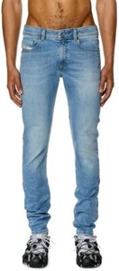 Jeans De Hombre Diesel Sleenker Skinny De Algodón En Azul Claro UK 30 - 32 - Imagen 1 de 2