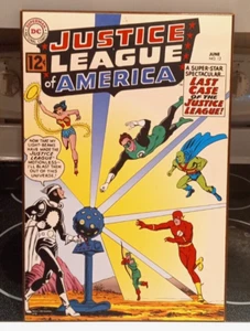 Justice League of America #12 Cover 13”x 19” Wood Wall Art Plaque/Sign DC Comics - Picture 1 of 2
