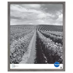 Linear Gallery Picture Artwork Poster Wall Frame Home Office Decor Gray 16"X20" - Picture 1 of 6