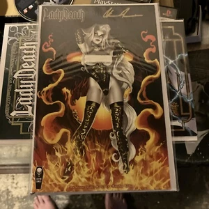 Lady Death: Treacherous Infamy #2 Signed Pulido COA Naughty Edition - Picture 1 of 3