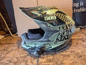 Used 509 Altitude Snowmobiling Helmet - Money [Limited Edition) Medium - Picture 1 of 12