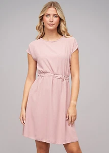 Vestido mujer Cloud5ive muselina camiseta vestido elástico. Cintura Rosa N24046020 - Imagen 1 de 3