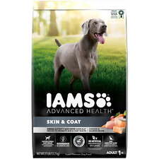 IAMS Advanced Health SKIN & COAT チキン＆サーモンレシピ ドライドッグフード、27ポンド