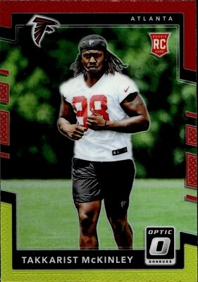 2017 Optic #150 Takkarist McKinley Red and Yellow Near mint or better - Image 1 of 2