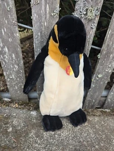 14" Steiff Lari Penguin Plush Toy With Tags Number 063558 From 1996 - Picture 1 of 5
