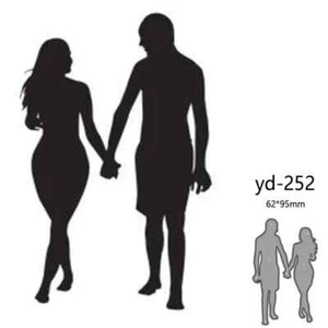 Couple Holding Hands Walking Metal Cutting Dies Scrapbook Card Making Craft - Picture 1 of 1
