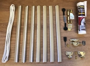 SASH WINDOW DRAUGHT PROOFING KIT 15x20mm - Picture 1 of 8
