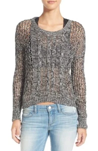 NWT! Volcom BLUE Loose Knit Long Sleeve Sweater - Picture 1 of 9