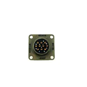Bendix MS3112E-12-10S Mil Spec Circular Connector, 10 Pos, Female Socket - Picture 1 of 11
