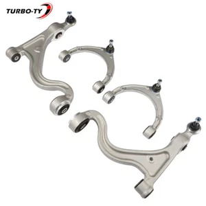 Fit For 2010-2012 2013 Porsche Panamera 4PCS Front Upper + Lower Control Arms - Picture 1 of 13