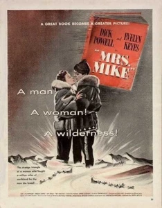 MRS MIKE 1949 VERY RARE ADVENTURE FILM ON DVDR DICK POWELL STARS - Picture 1 of 1