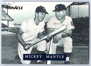 1992 Pinnacle Mickey Mantle Mick & Billy New York Yankees #26