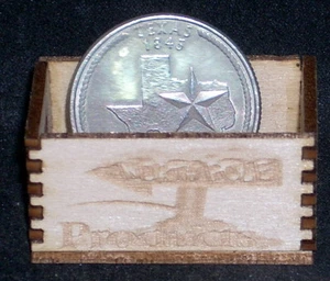 Dollhouse Miniature Northpole North Pole Crate 1:12 Scale Toys Santa Christmas - Picture 1 of 2