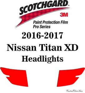 3M Paint Protection Film Pro Series Fits 2016 2017 2018 2019 Nissan Titan XD - Picture 1 of 3