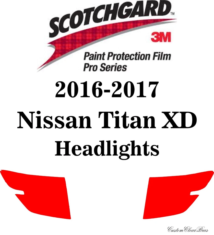 3M Paint Protection Film Pro Series Fits 2016 2017 2018 2019 日产 Titan XD — 第 1/3 张图片