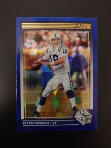 2024 Score Peyton Manning Blue Cubic /120 #124 - Picture 1 of 2