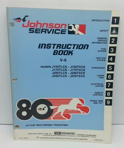 1980 Johnson Seahorse Service Repair Manual 150 175 200 235 hp V-6 - Picture 1 of 4