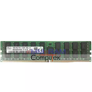 For Hynix 16GB 1x16GB PC4-2133P DDR4 2133 MHz 288 Pin ECC Registered Server RAM - Picture 1 of 4