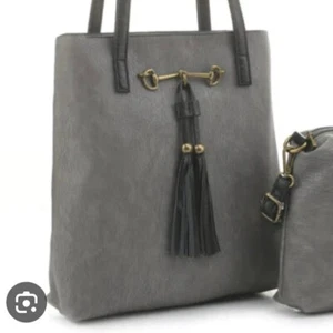 Liz Soto Damen grau Jane Horsebit Schnalle Beuteltasche Tasche, Einheitsgröße - Bild 1 von 7