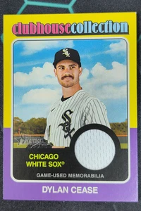 2024 Topps Heritage Clubhouse Collection Dylan Cease Jersey Relics #CCR-DCE - Picture 1 of 2