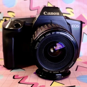 Cuerpo de cámara fotográfica Canon EOS 600 35 mm SLR y lente 35-80 mm, funcionando, estudiante - Imagen 1 de 10