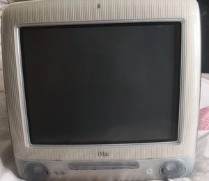 Vintage Apple iMac G3  Graphite?  With Keyboard, Disks,Accessories Working Order - Picture 1 of 17