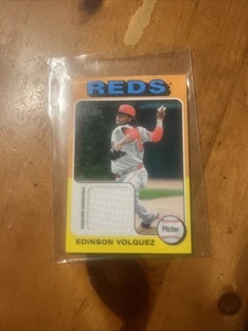 2011 Topps Lineage GU Trikot Edinson Volquez Reds - Bild 1 von 2