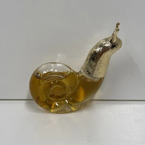 De colección Avon Perfume Carisma Años 70 Arte Vidrio Caracol Decantador - Imagen 1 de 4