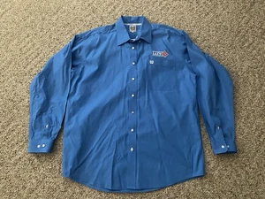 Herren Cinch Knopfleiste Langarm blau Large Lazy E Rodeo Roping 100 % Baumwolle - Bild 1 von 12
