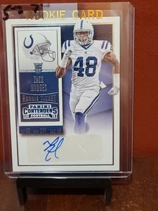 2015 Panini Contenders ZACK HODGES #278 Rookie Ticket AUTO - INDIANAPOLIS COLTS - Picture 1 of 2