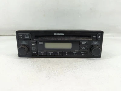 Receptor de radio reproductor de CD Honda Accord Am Fm 2001-2002 T3O2V Foto 1 de 4