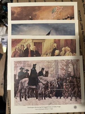 1976 US Bicentennial Stamp Sheets MNH XF - Image 1 of 4