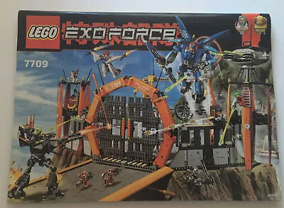 Instruction MANUAL ONLY NO BRICKS Lego Exo Exoforce Humans Sentai Fortress 7709 - Image 1 of 2