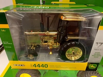 Unopened John Deere 4440 175th Anniversary Prestige Edition Gold Tractor #45365 - Image 1 of 3
