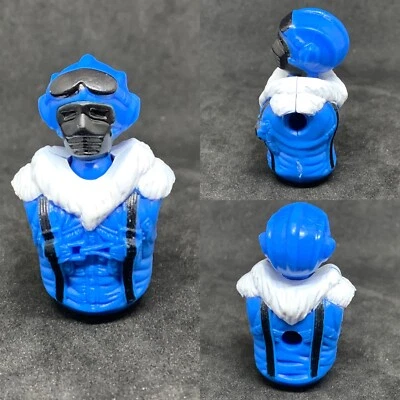 Newest Black Major GI JOE COBRA 1986 Snow Serpent In Ice Blue Torso And Head - Image 1 of 4
