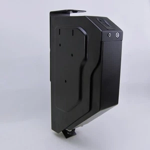 Mounted Gun Safe Fingerprint Access Biometric Pistol Safe Handgun Key Safe box - Picture 1 of 4