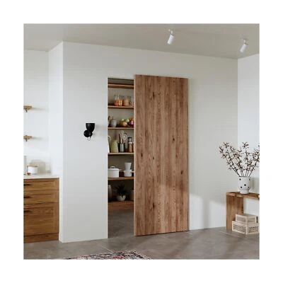 CEAKIAN 32" Concealed Sliding Barn Door Hardware Kit with Soft Close Mechanism for 24...