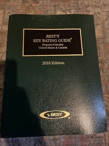 Best's Key Rating Guide Property Casualty United States & Canada 2018 Edition - Picture 1 of 4