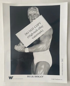 Vintage 1990 WWF Hulk Hogan Glossy Promo Press Photo P-027 P-Series - Picture 1 of 7